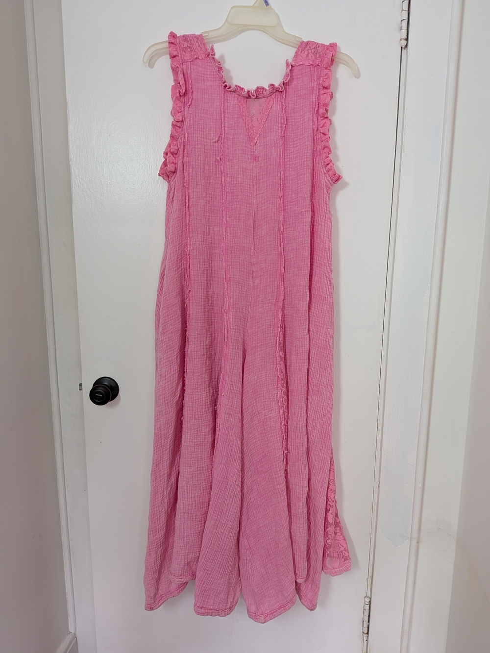 Oli & Hali Pink Wide Leg Jumpsuit